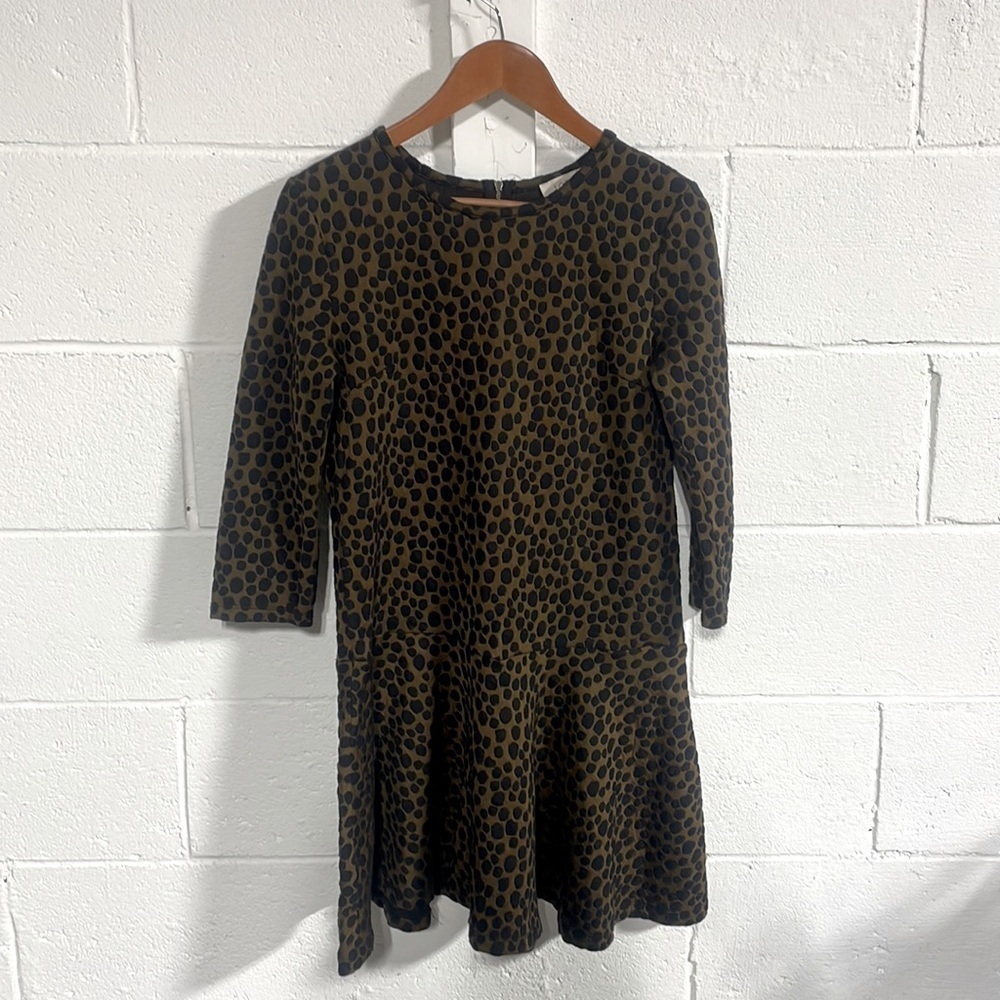 Loft Animal Print A-line Dress Sz Small